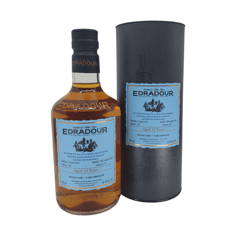 Edradour 10 Year Old Super Tuscan Cask Matured Single Malt Scotch