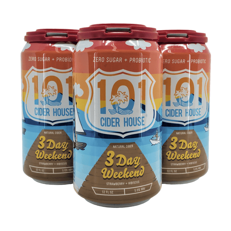 101 Cider House 3 Day Weekend Cider 4-Pack - Vintage Wine & Spirits