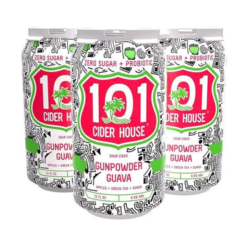 101 Cider House Gunpowder Guava Sour Cider 4-Pack - Vintage Wine & Spirits