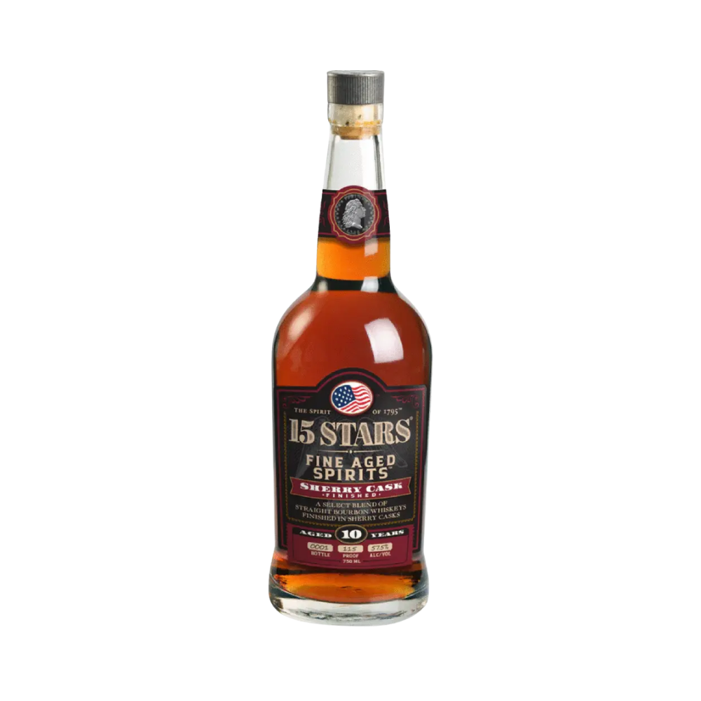 15 Stars Sherry Cask Finish Straight Bourbon Whiskey - LoveScotch.com