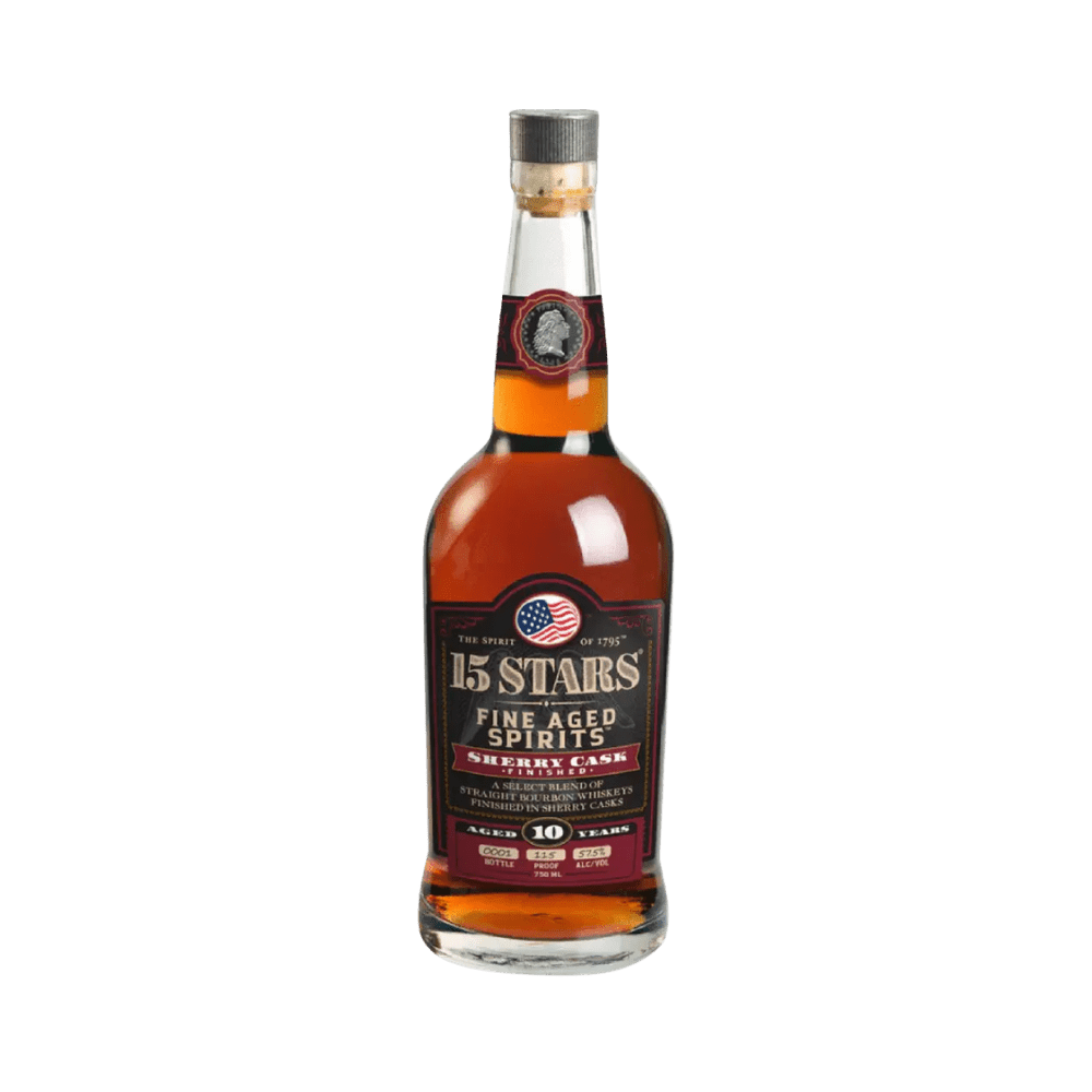 15 Stars Sherry Cask Finish Straight Bourbon Whiskey - Vintage Wine & Spirits