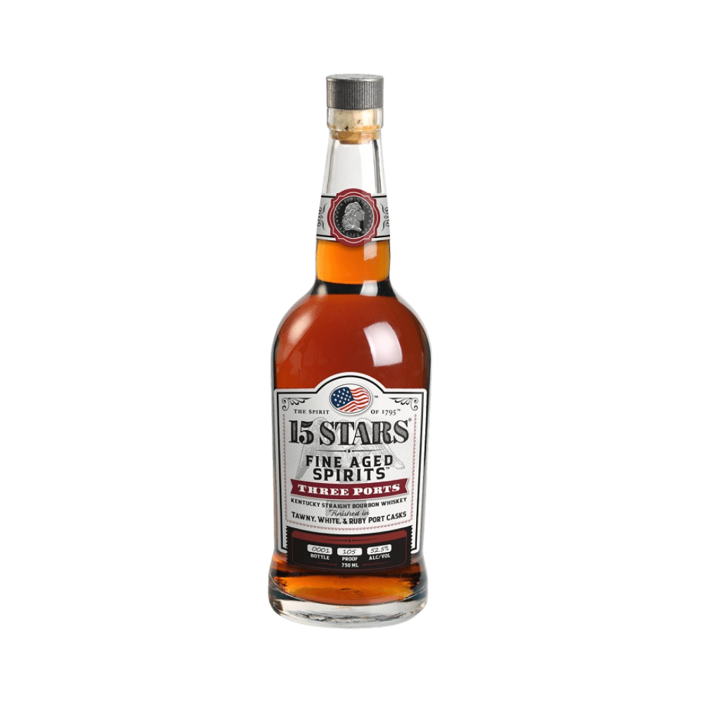 15 Stars Three Ports Bourbon Whiskey - Vintage Wine & Spirits