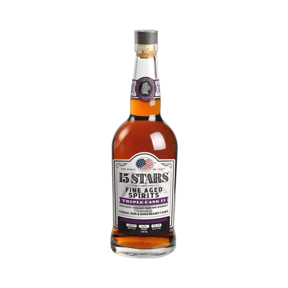 15 Stars Triple Cask II Bourbon Whiskey - Vintage Wine & Spirits