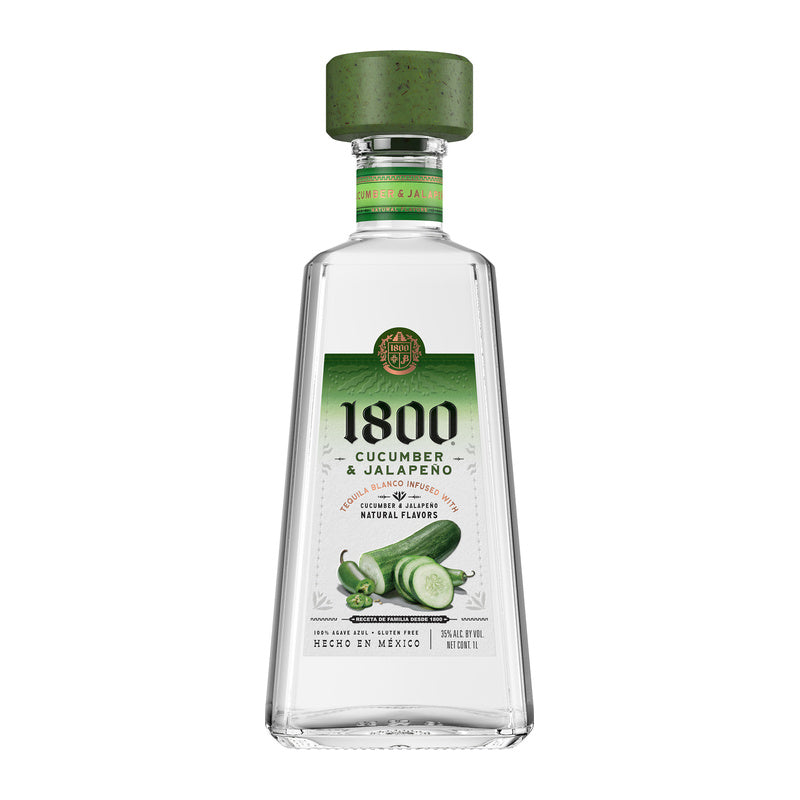 1800 Cucumber & Jalapeño Tequila 1L - Vintage Wine & Spirits
