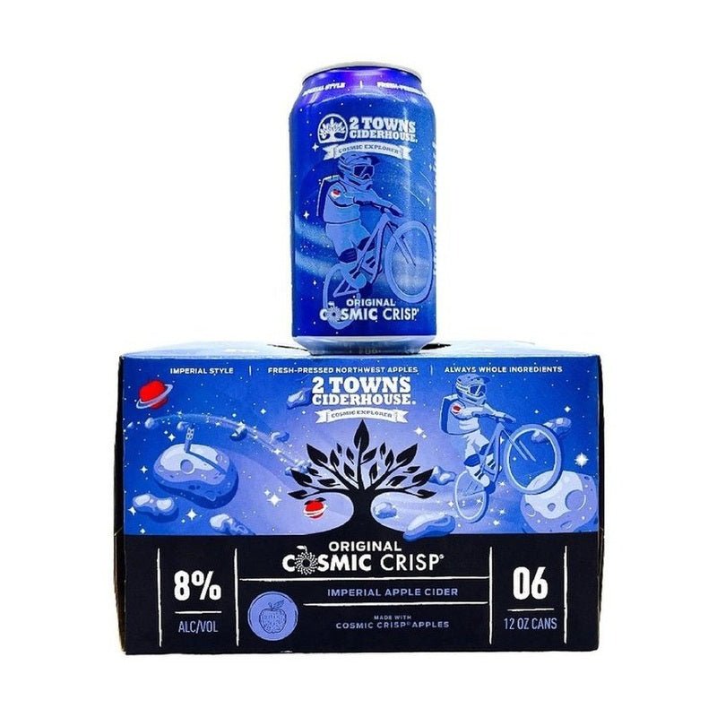2 Towns Ciderhouse Cosmic Crisp Imperial Apple Cider 6-Pack - Vintage Wine & Spirits