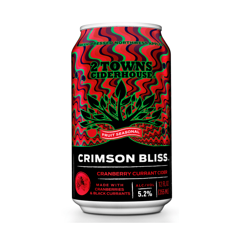 2 Towns Ciderhouse Crimson Bliss Cider 6-Pack - Vintage Wine & Spirits