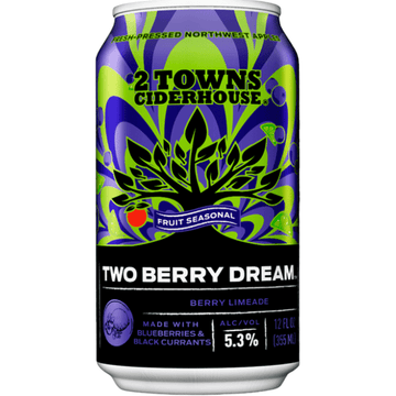 2 Towns Ciderhouse Two Berry Dream Cider 6-Pack - Vintage Wine & Spirits