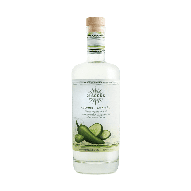 21 Seeds Cucumber Jalapeno Infused Blanco Tequila - Vintage Wine & Spirits