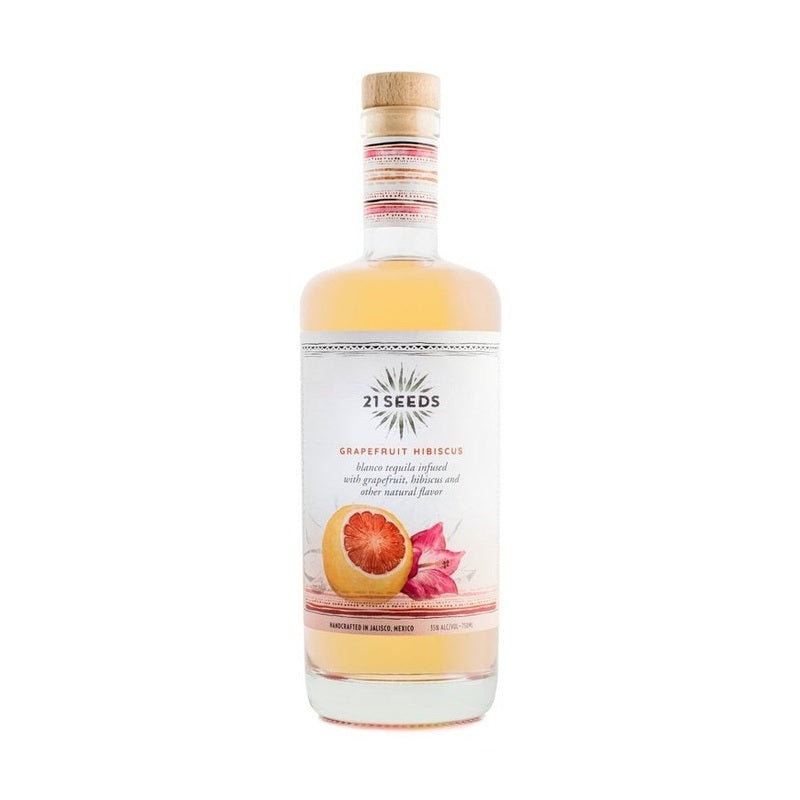 21 Seeds Grapefruit Hibiscus Infused Blanco Tequila - Vintage Wine & Spirits