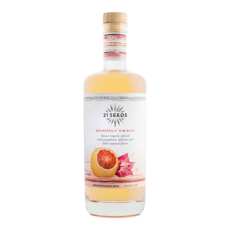21 Seeds Grapefruit Hibiscus Infused Blanco Tequila - Vintage Wine & Spirits