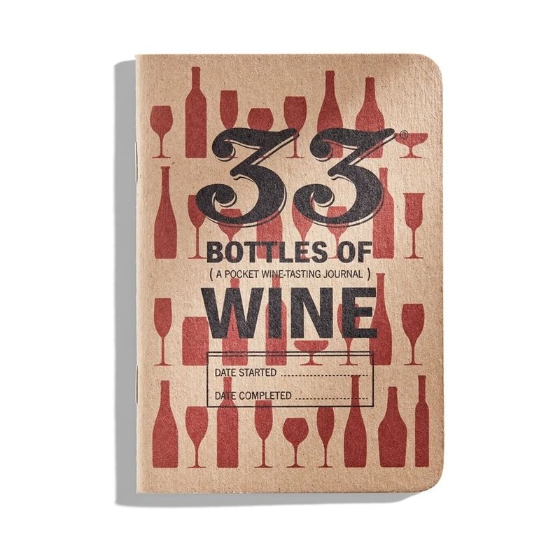 33 Bottles of Wine Tasting Book - Vintage Wine & Spirits