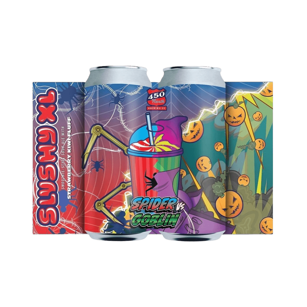 450 North Brewing Co. Spider vs Goblin Slushy XL Sour Ale Beer 4-Pack - Vintage Wine & Spirits