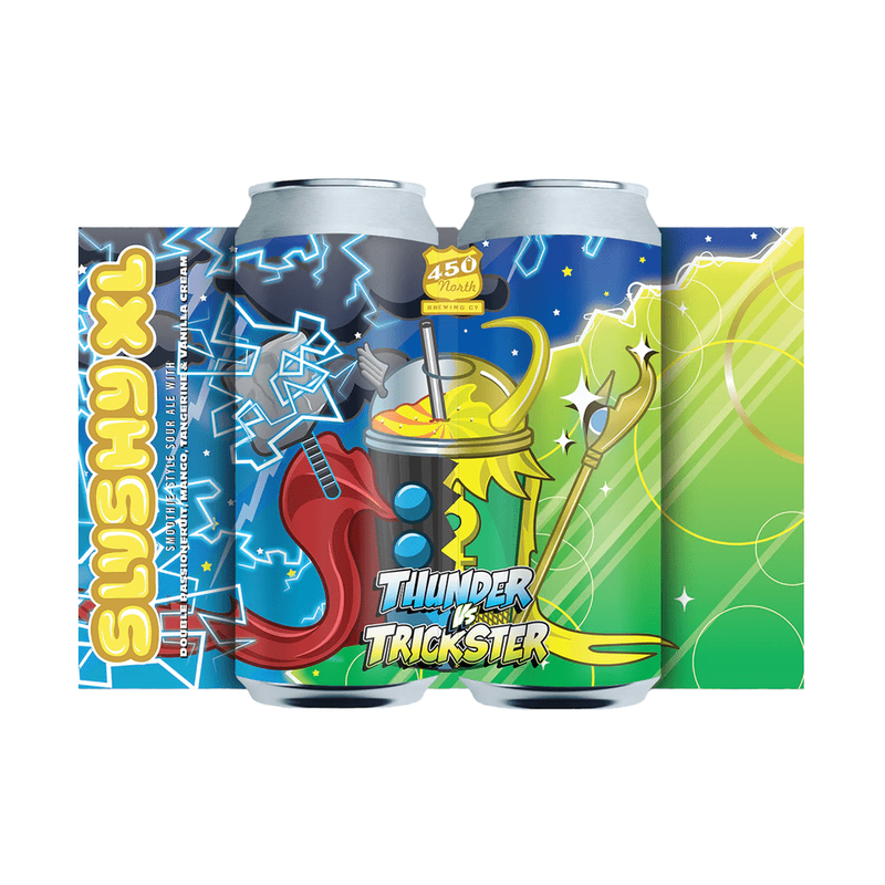 450 North Brewing Co. Thunder vs Trickster Slushy XL Sour Ale Beer 4-Pack - Vintage Wine & Spirits
