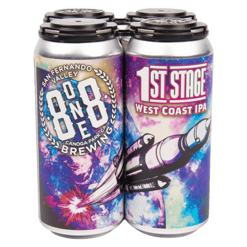 8one8 Brewing 1st Stage West Coast IPA Beer 4-Pack - Vintage Wine & Spirits