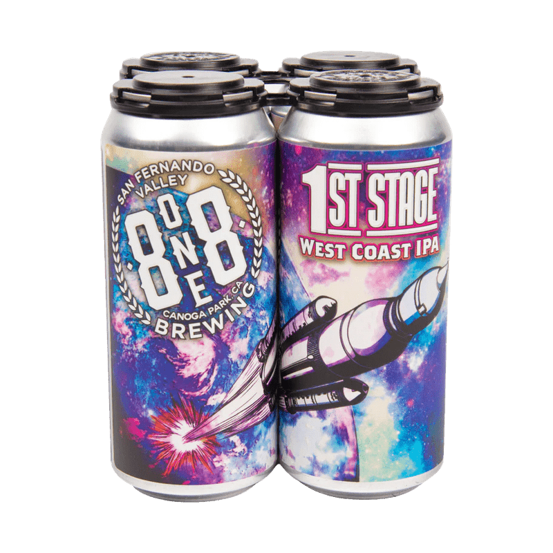 8one8 Brewing 1st Stage West Coast IPA Beer 4-Pack - Vintage Wine & Spirits