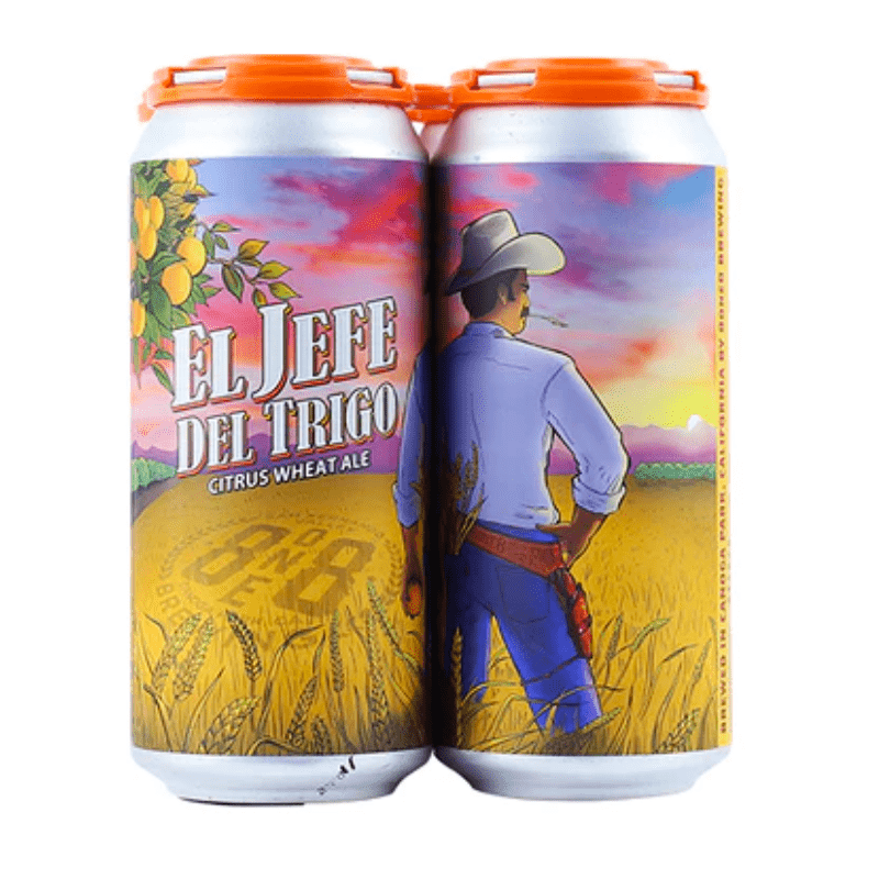 8one8 Brewing 'El Jefe del Trigo' Citrus Wheat Ale Beer 4-Pack - Vintage Wine & Spirits