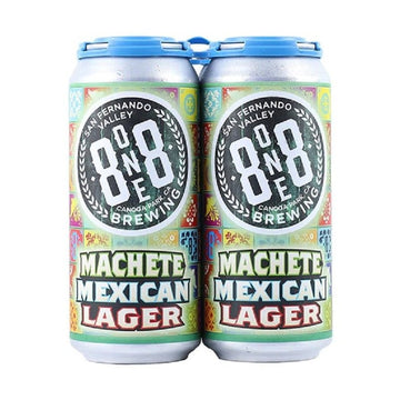 8one8 Brewing 'Machete Mexican Lager' Beer 4-Pack - Vintage Wine & Spirits