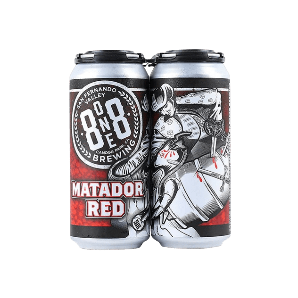 8one8 Brewing 'Matador Red' American Red Ale Beer 4-Pack - LoveScotch.com