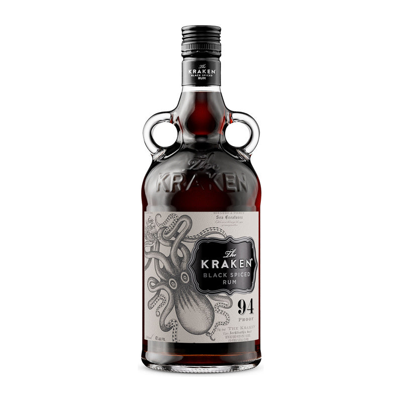 The Kraken Black Spiced Rum 94 Proof 750mL bottle