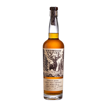 Redwood Empire Foggy Burl Single Malt Whiskey bottle