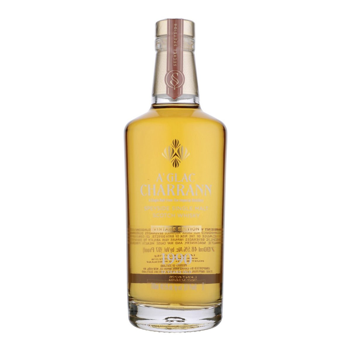 A'Glac Charrann Secret Speyside 1990 32 Year Old Single Malt Scotch Whisky - Vintage Wine & Spirits