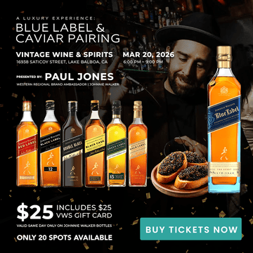 A Luxury Experience: Blue Label & Caviar Pairing - Vintage Wine & Spirits