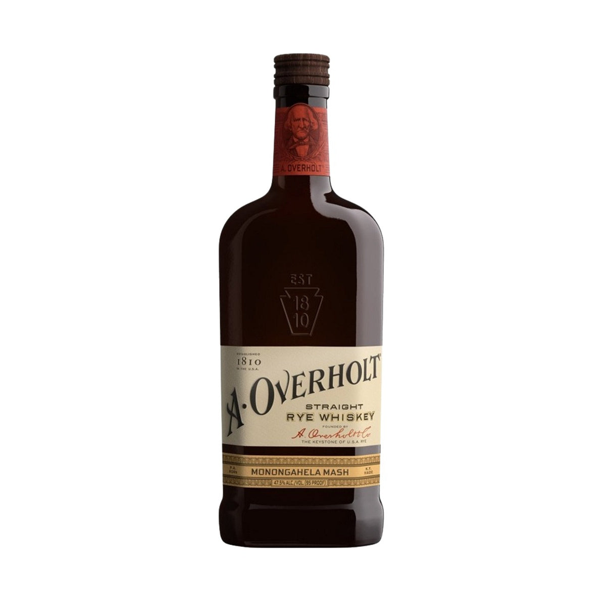 A. Overholt 4 Year Old Monongahela Mash Straight Rye Whiskey - Vintage Wine & Spirits