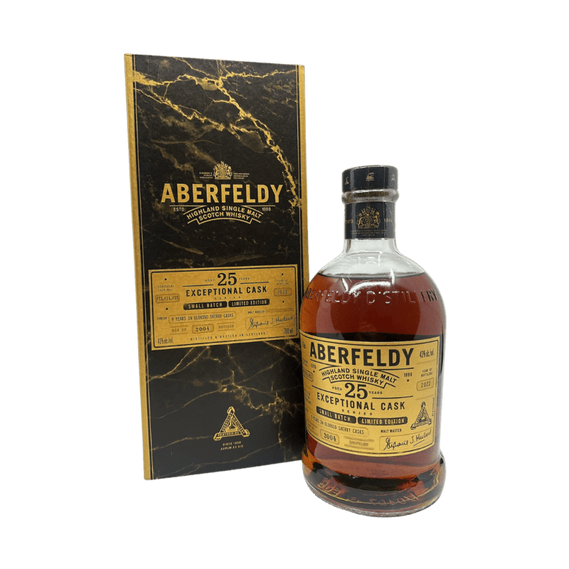 Aberfeldy 25 Year Exceptional Cask Single Malt Scotch Whisky - Vintage Wine & Spirits
