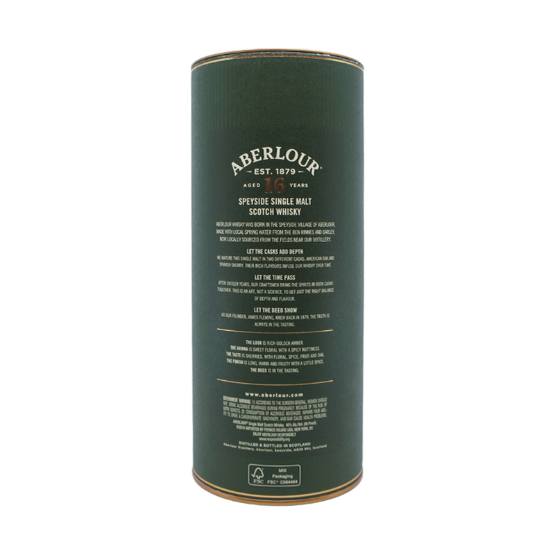 Aberlour 16 Year Old Double Cask Matured Speyside Single Malt Scotch Whisky - Vintage Wine & Spirits