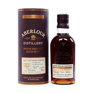 Aberlour 18 Year Old Single Cask First Fill Sherry Butt 2002 Speyside Single Malt Scotch Whisky - Vintage Wine & Spirits