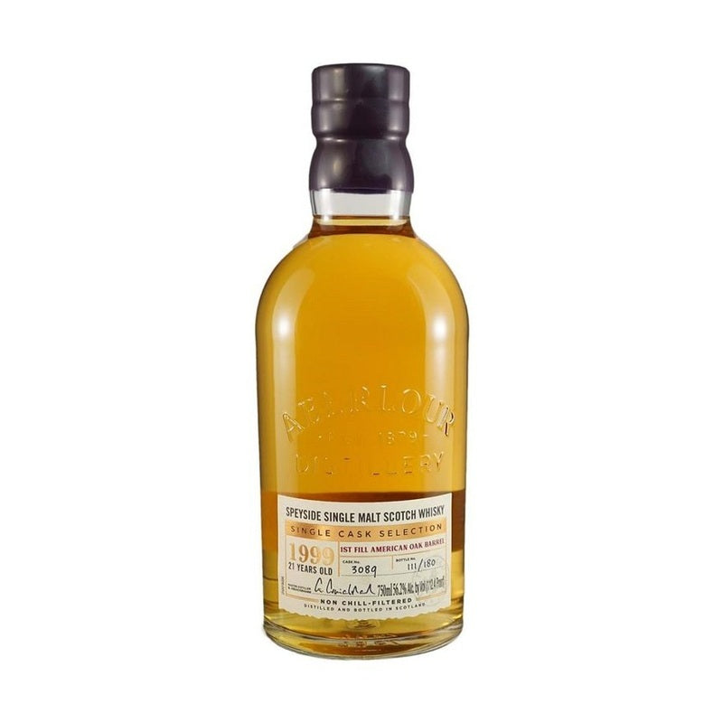 Aberlour 21 Year Old Single Cask First Fill American Oak Barrel 1999 Speyside Single Malt Scotch Whisky - Vintage Wine & Spirits