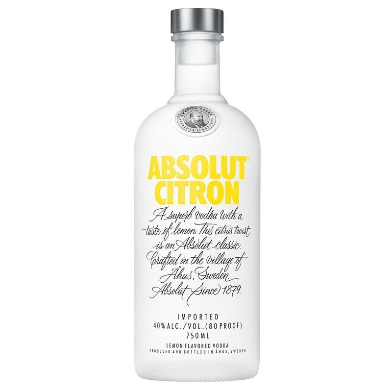 Absolut Citron Lemon Flavored Vodka - Vintage Wine & Spirits