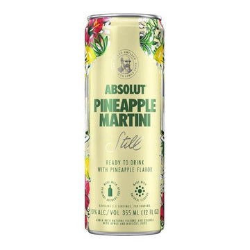 Absolut Pineapple Martini Cocktail 4-Pack - Vintage Wine & Spirits