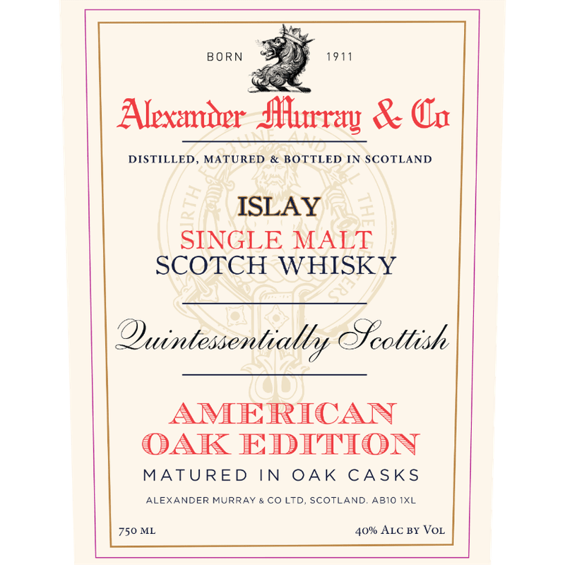 Alexander Murray & Co Islay American Oak Edition Single Malt Scotch Whisky - Vintage Wine & Spirits