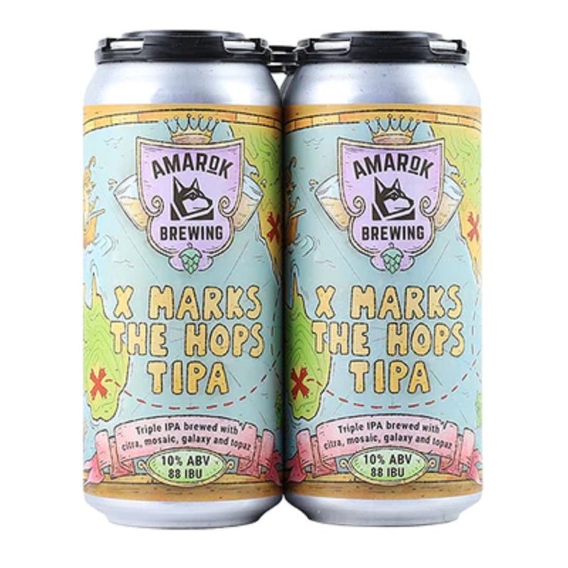 Amarok Brewing 'X Marks The Hops' TIPA Beer 4-Pack - Vintage Wine & Spirits