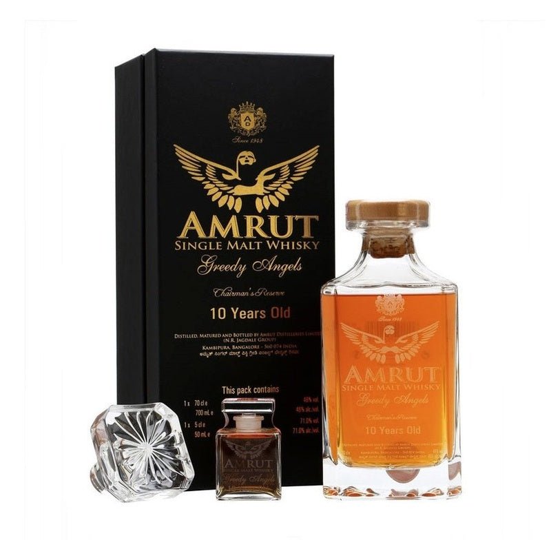 Amrut Greedy Angels 10 Year Old Chairman's Reserve Indian Single Malt Whisky - Vintage Wine & Spirits