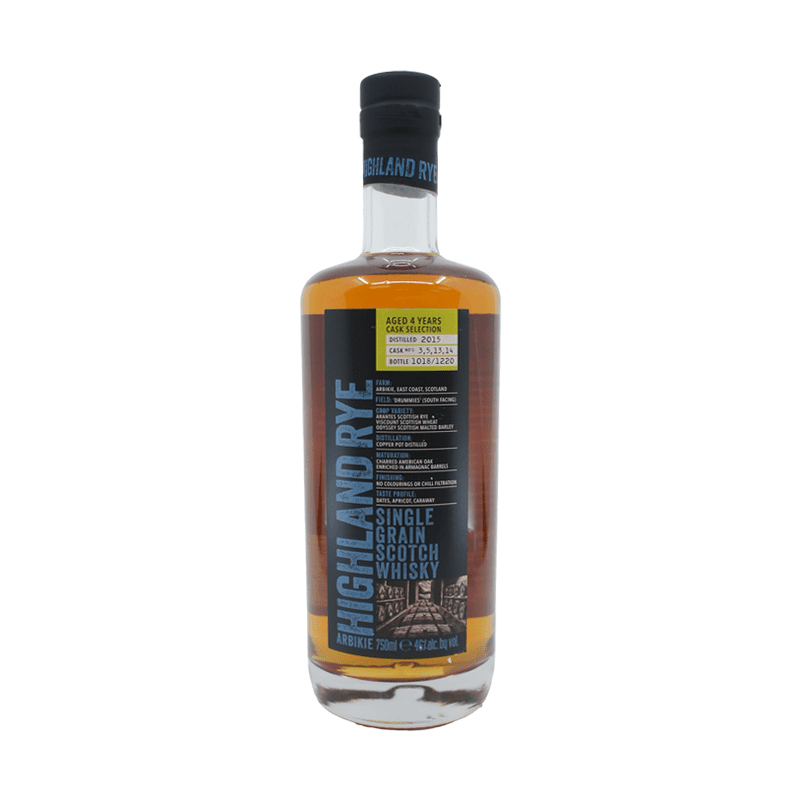 Arbikie Highland Rye 4 Year Old Single Grain Scotch Whisky - Vintage Wine & Spirits