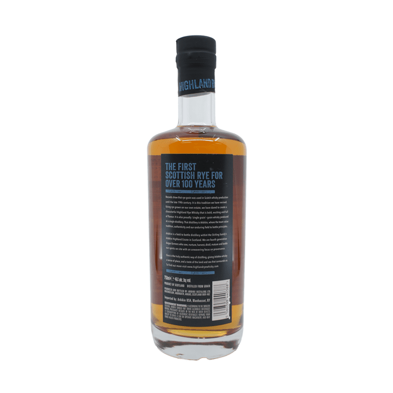 Arbikie Highland Rye 4 Year Old Single Grain Scotch Whisky - Vintage Wine & Spirits