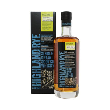 Arbikie Highland Rye 4 Year Old Single Grain Scotch Whisky - Vintage Wine & Spirits