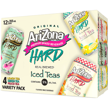 Arizona Hard Tea Variety 12 Pack - Vintage Wine & Spirits