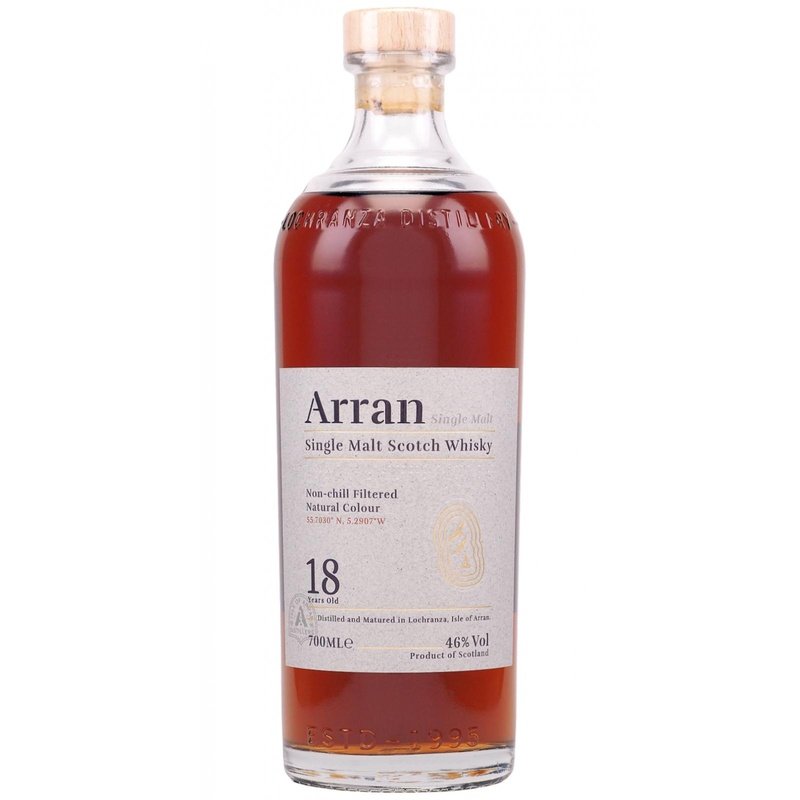 Arran 18 Year Old Single Malt Scotch Whisky - Vintage Wine & Spirits