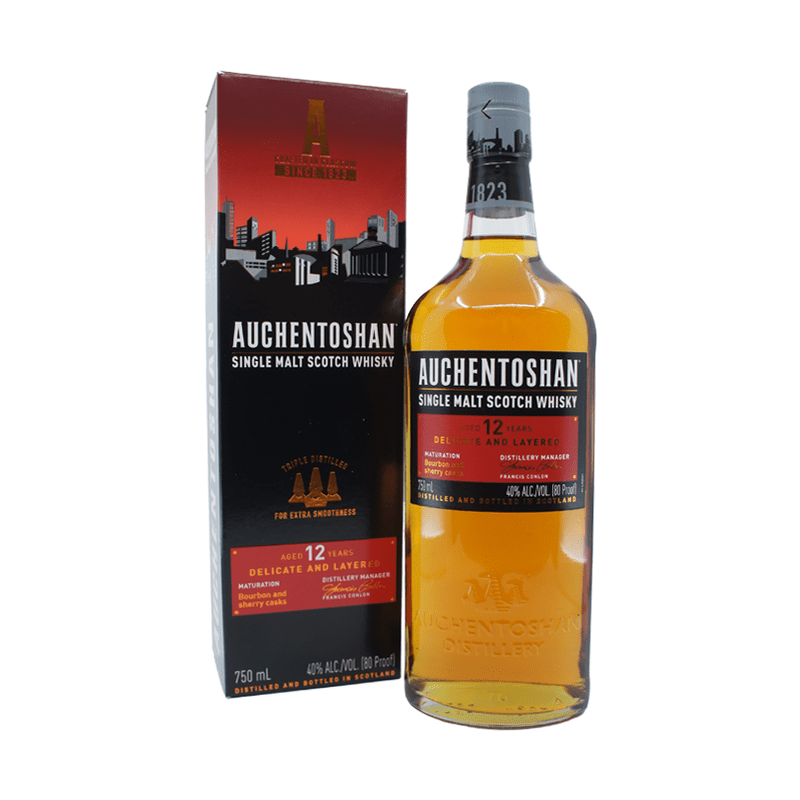 Auchentoshan 12 Year Old Lowland Single Malt Scotch Whisky - Vintage Wine & Spirits