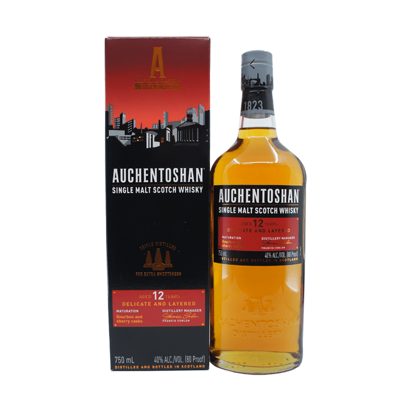 Auchentoshan 12 Year Old Lowland Single Malt Scotch Whisky - Vintage Wine & Spirits