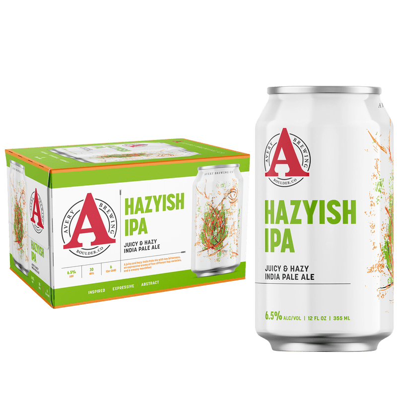 Avery Brewing Co. 'Hazyish IPA' India Pale Ale Beer 6-Pack - Vintage Wine & Spirits