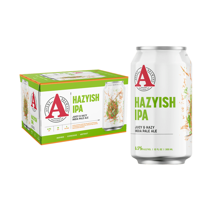 Avery Brewing Co. 'Hazyish IPA' India Pale Ale Beer 6-Pack - Vintage Wine & Spirits