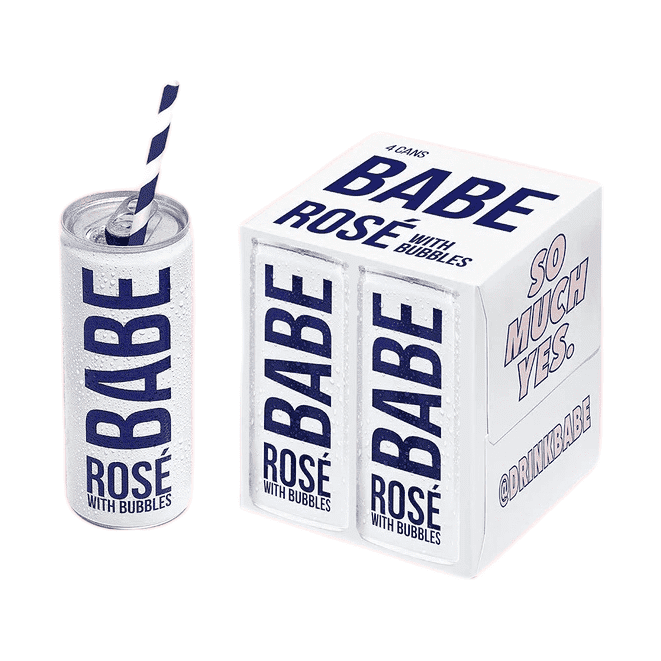 Babe Rosé With Bubbles 4-Pack - Vintage Wine & Spirits