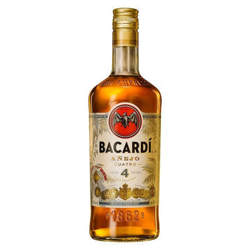 Bacardí Anejo Cuatro 4 Year Old Rum - Vintage Wine & Spirits