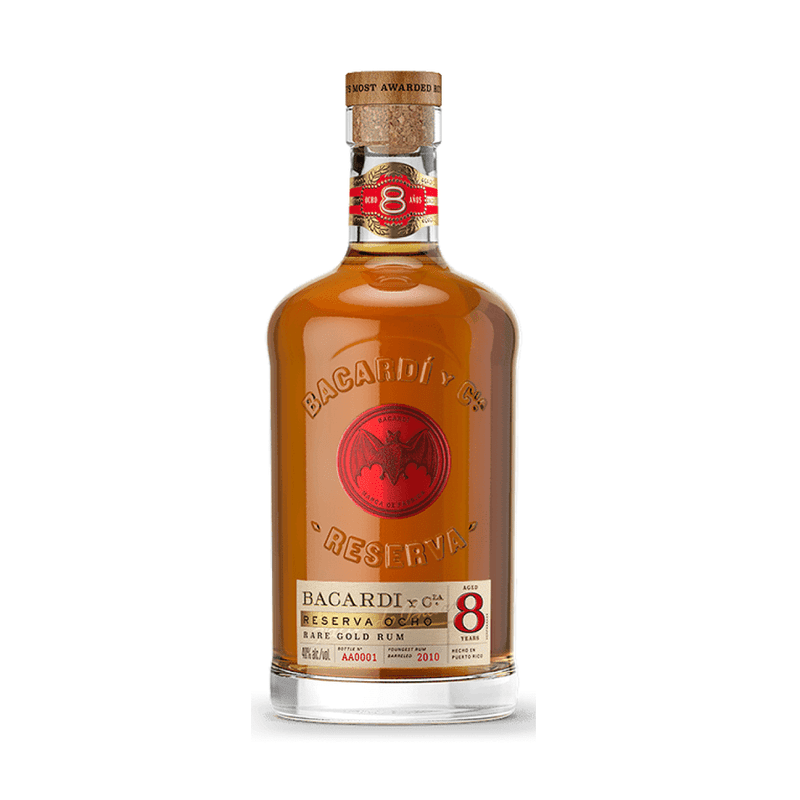 Bacardí Reserva Ocho 8 Year Old Rare Gold Rum - Vintage Wine & Spirits