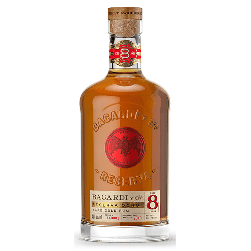 Bacardí Reserva Ocho 8 Year Old Rare Gold Rum - Vintage Wine & Spirits