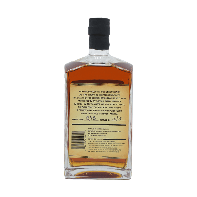 Backbone Bourbon Uncut Straight Bourbon Whiskey - Vintage Wine & Spirits